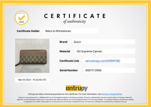 Authentic Gucci Marmont Zip Around Wallet