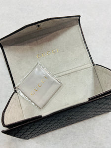 Authentic Leather Gucci Sunglass Case Collapsable