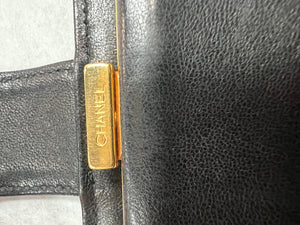 Authentic Chanel Black Lambskin Wallet