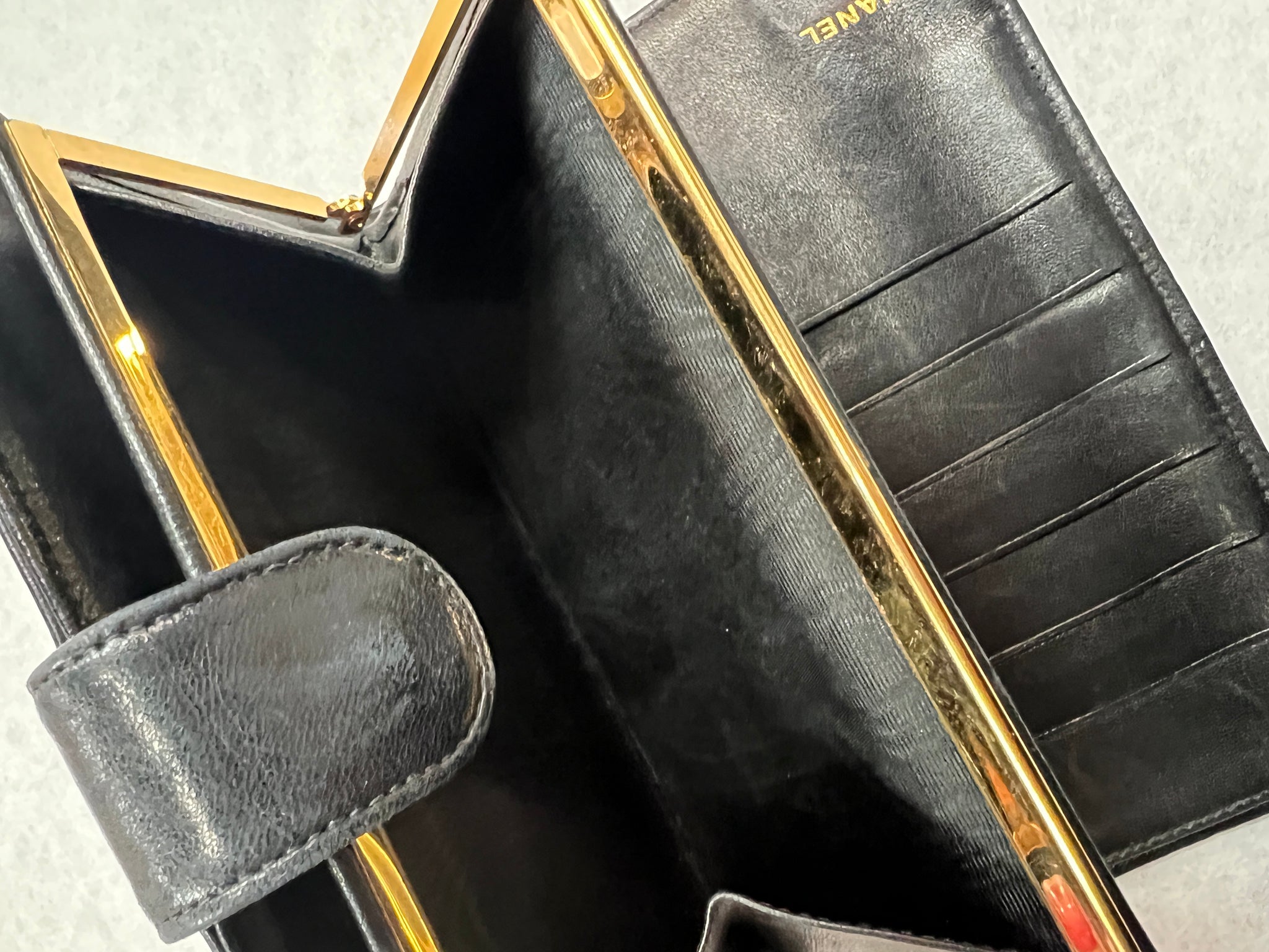 Authentic Chanel Black Lambskin Wallet – Relics to Rhinestones