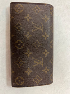 Authentic Louis Vuitton Monogram Portefeuille Sarah Wallet