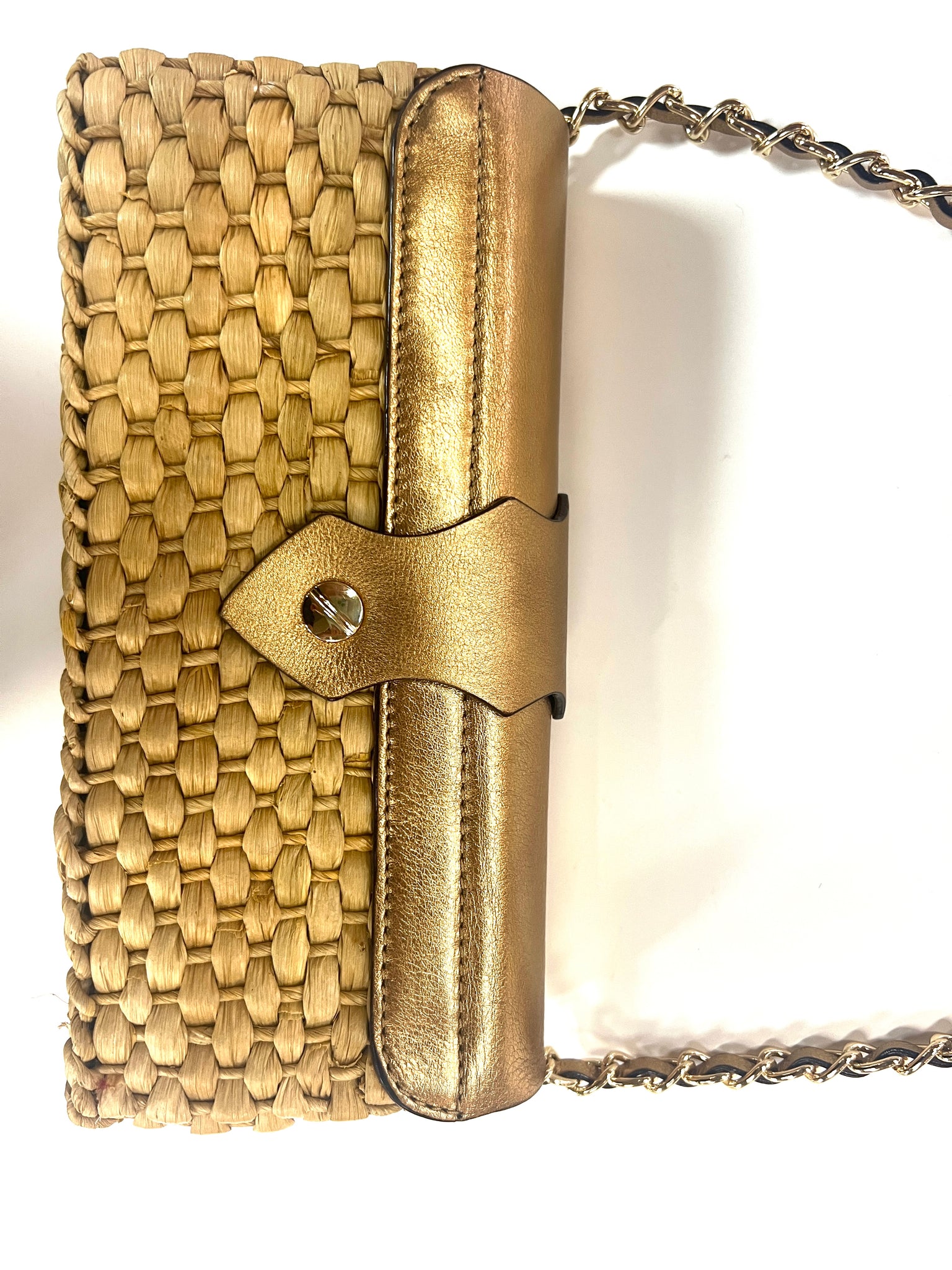 gold MK Michael kors clutch wallet womens wallet... - Depop